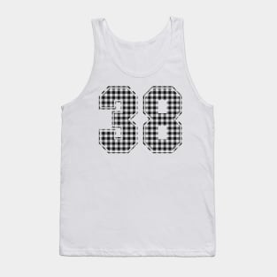 Plaid Number - 38 - Dark Tank Top